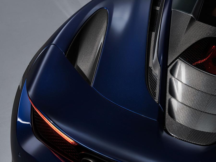 Детали экстерьера McLaren MSO 720S Atlantic Blue 2018 года  (фото 7 из 9)